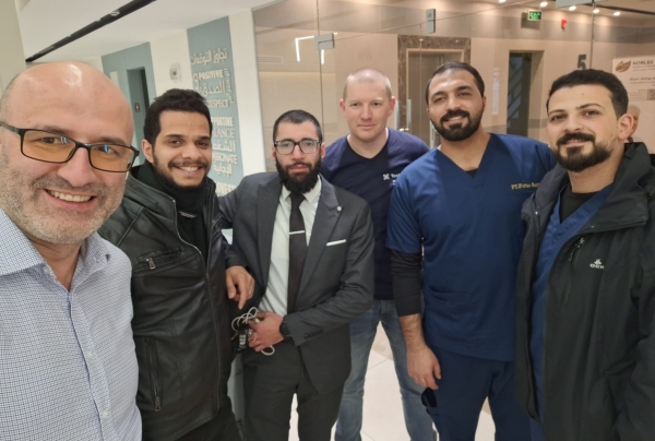 Support to Jordanian customers on hydrotherapy and ACX.Rehab devices